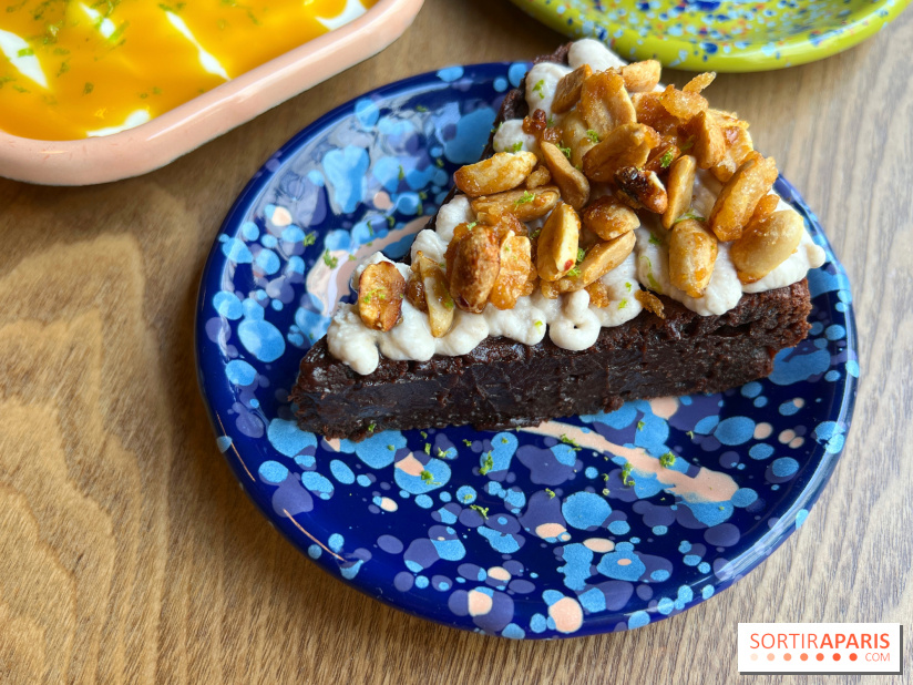 Restaurant Oté - Fondant chocolat, crème dakatine