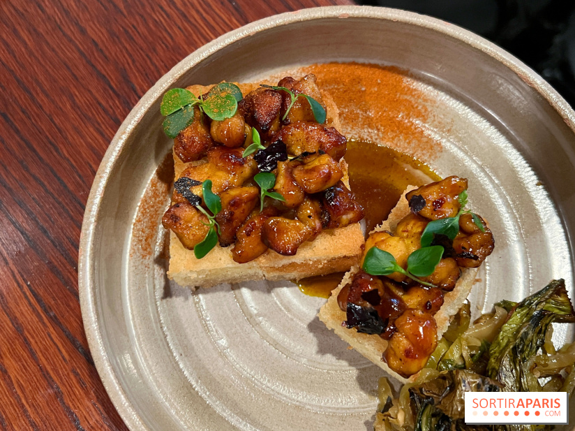 Trâm 130 - Ris de veau laqué sauce charsiu