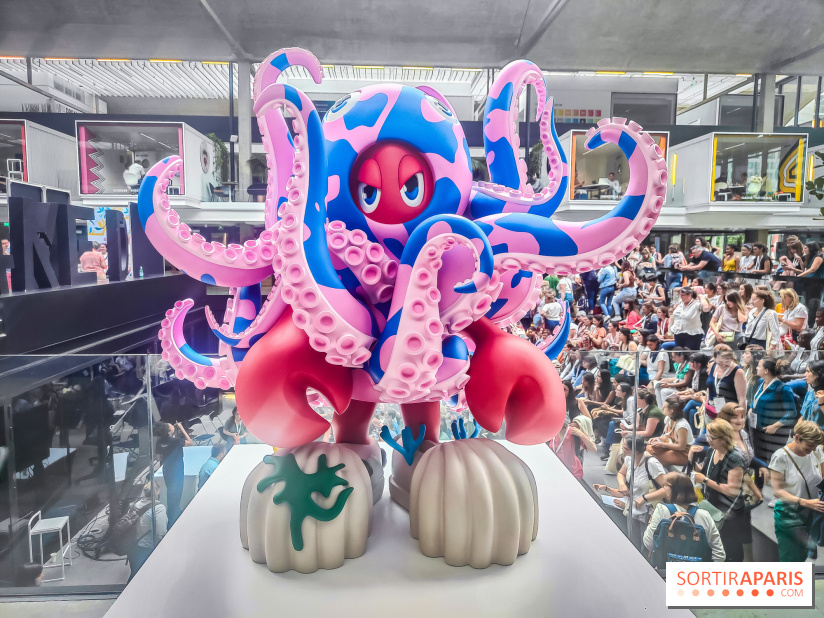 Les homards de l'artiste pop Philip Colbert envahissent la Station F pour une expo gratuite insolite - IMG20240708164351