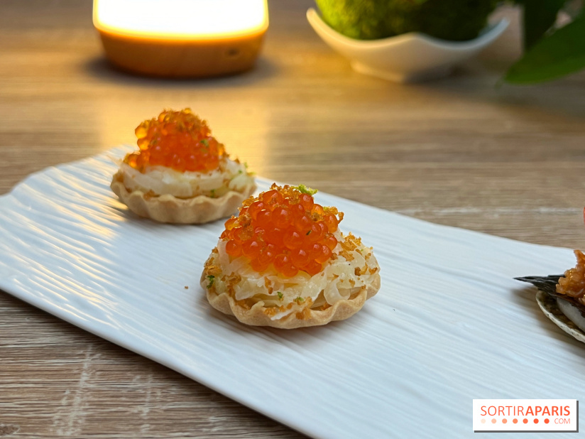 ERH - Oeuf de truite, poutargue, poireaux