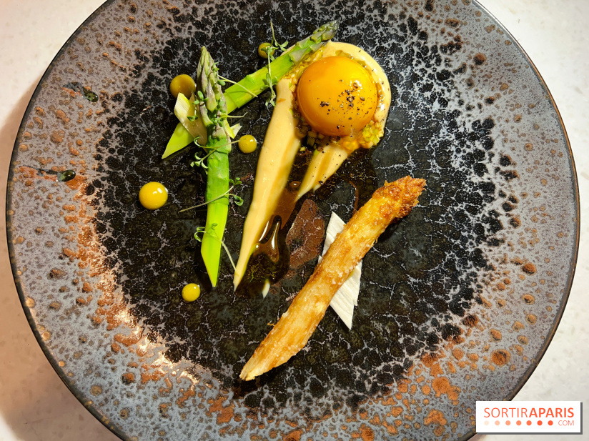 ERH - Asperge verte et blanche, miso blanc