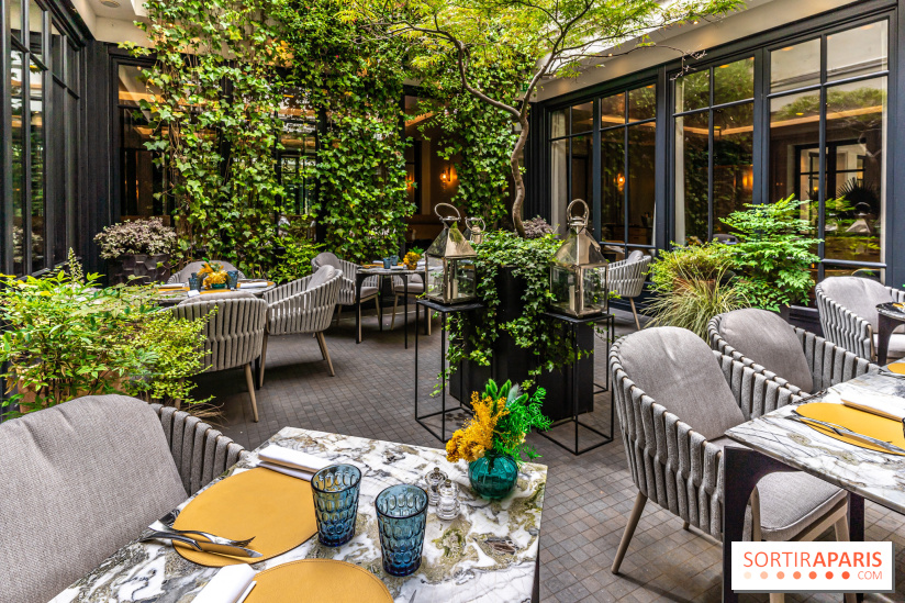 La terrasse cachée du Burgundy pour déjeuner au soleil dans le 8e -  A7C8460