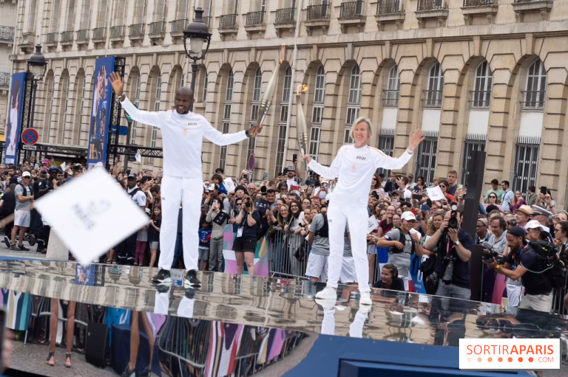 Jeux Olympiques de Paris 2024 relais de la flamme -  A7C9400