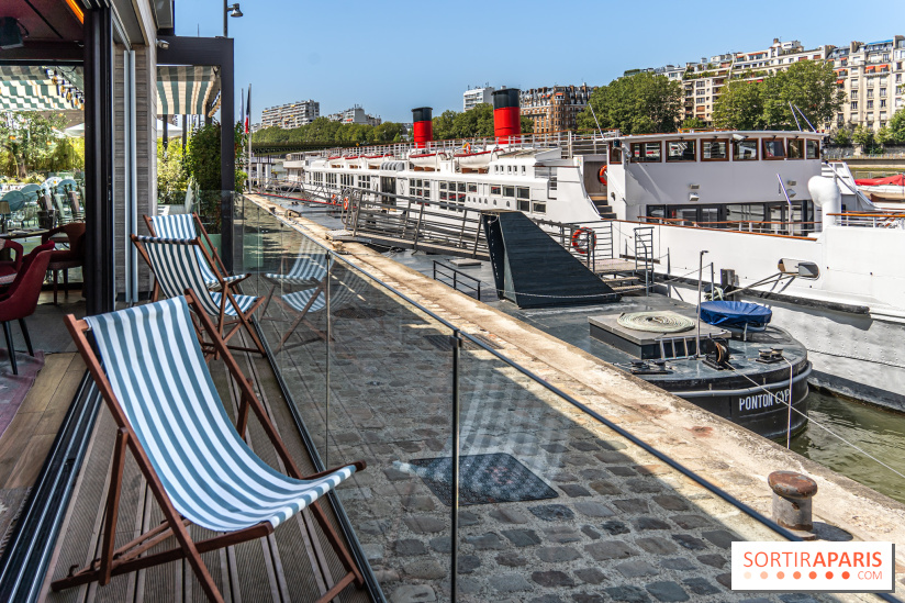 La Plage Parisienne, restaurant et terrasse en bord de Seine Quai de Javel
