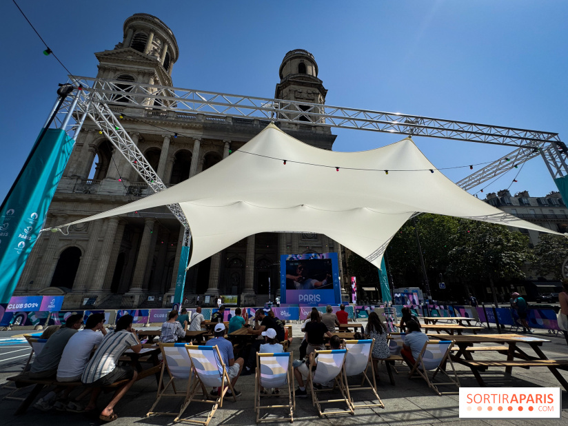 JO Paris 2024 : Fan zone Saint-Sulpice