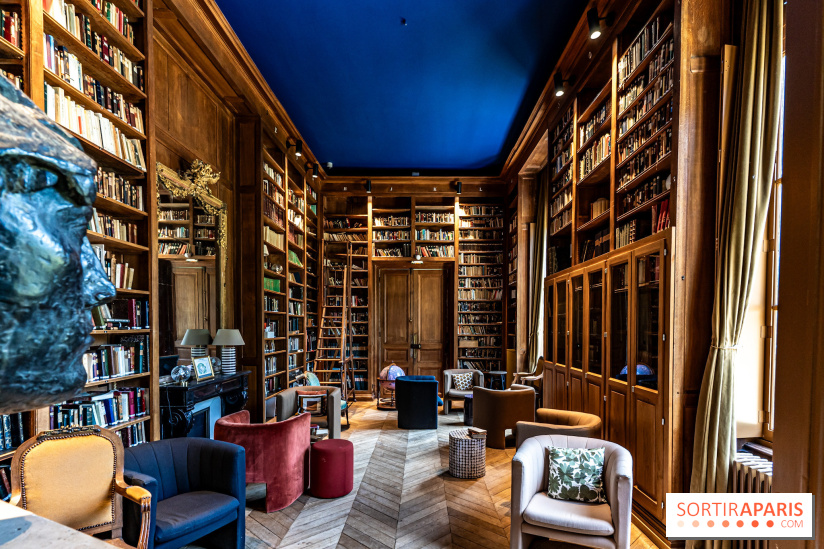 Le brunch à volonté exceptionnel de la Maison du Val à Saint-Germain-en-Laye dans les Yvelines - 78  -  bibliothèque