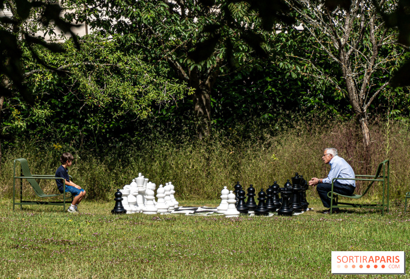Le brunch à volonté exceptionnel de la Maison du Val à Saint-Germain-en-Laye dans les Yvelines - 78  -  jeu d'échec géant