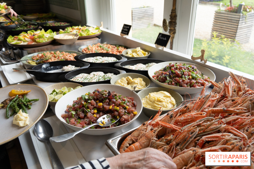 Le brunch à volonté exceptionnel de la Maison du Val à Saint-Germain-en-Laye dans les Yvelines - 78  -  buffet garni