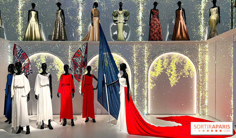 JO paris 2024 : Les tenues de scène de Lady Gaga, Aya Nakamura et Céline Dion exposées à la Galerie Dior  - image00016