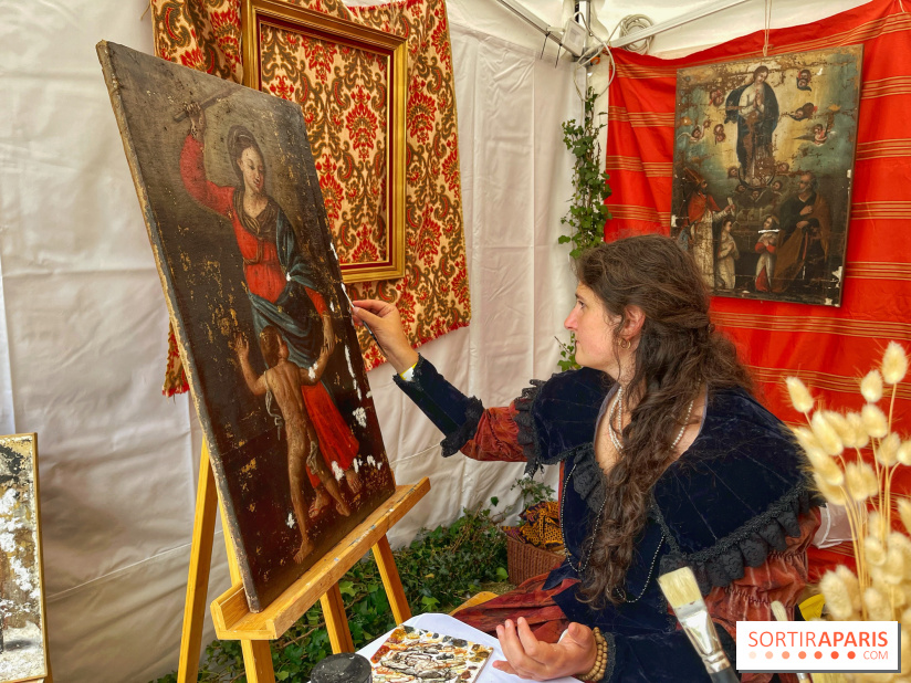 Paris vaut bien une fête - restauration tableau