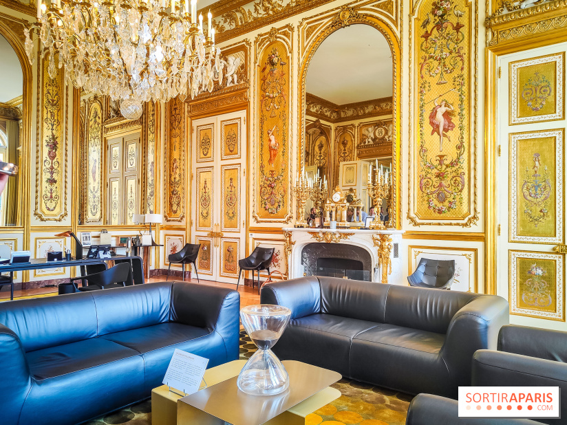 Palais de l'Elysée Paris - salon doré bureau président de la république