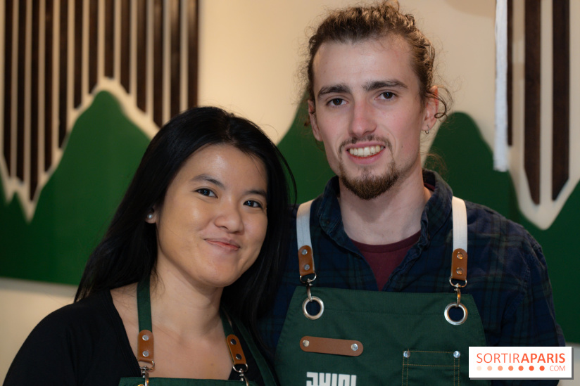 Phin Mi, le coffee shop vietnamien et banh mi Paris 5e -  couple 