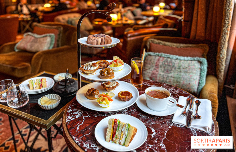 L'élégant Tea Time du Saint James Paris, à savourer dans l'écrin feutré de sa bibliothèque
