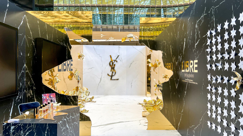 Yves Saint Laurent Beauty pop up Libre