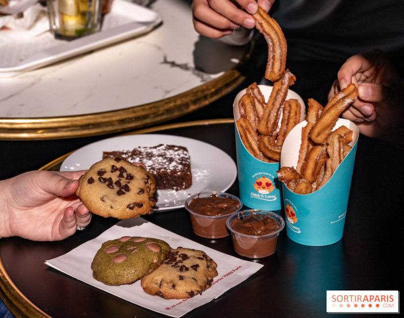 Chick’n Lover, le resto de poulet frit maison Paris 9e -  dessert - cookie - churros
