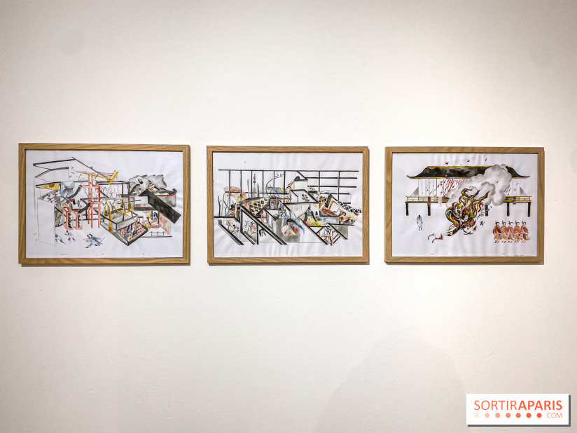 Ito Meikyū, l'exposition en réalité virtuelle de Boris Labbé au Drawing Lab à Paris - IMG 0436