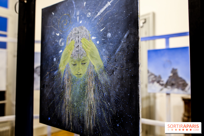 Ylva Snöfrid, exposition Cosmos et Vanitas à l'Institut suédois, nos photos