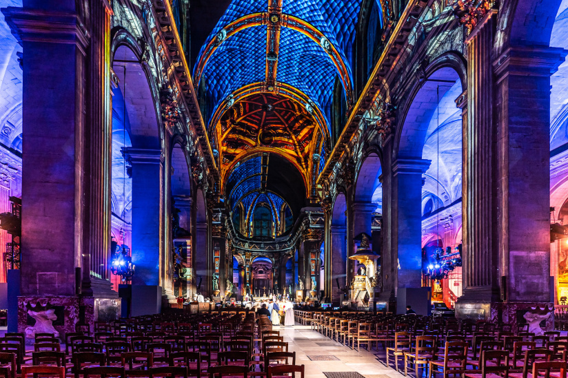 Paris Cœur de Lumières, le spectacle son et lumière à l'église Saint-Sulpice - les photos