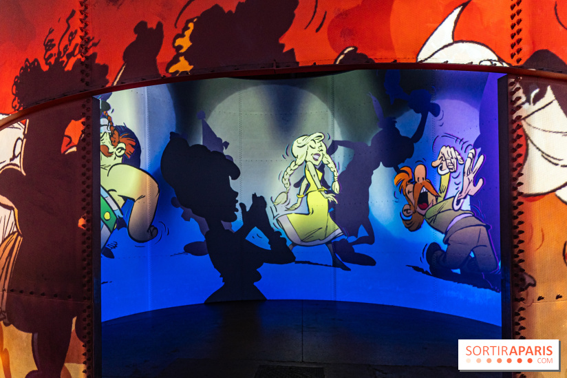 Exposition Astérix à l'Atelier des Lumières, le voyage immersif