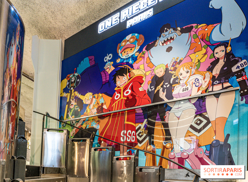 One Piece Popup Shop la boutique géante immersive avec café et expo, ouvre à Paris