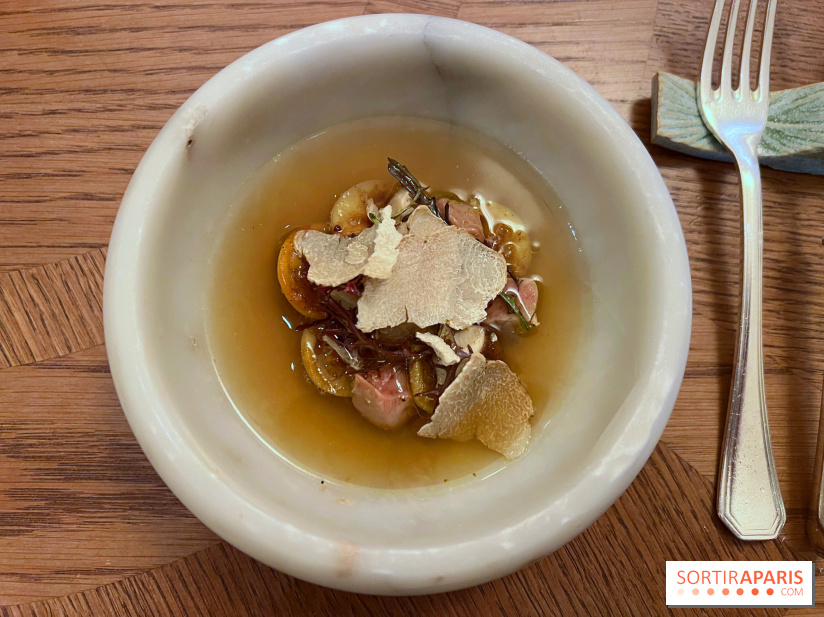 Le menu chasse au Bellefeuille, Saint James Paris