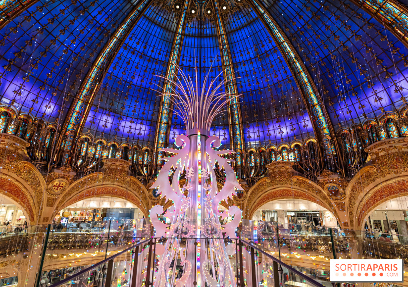 Le sapin de Noël des Galeries Lafayette 2024