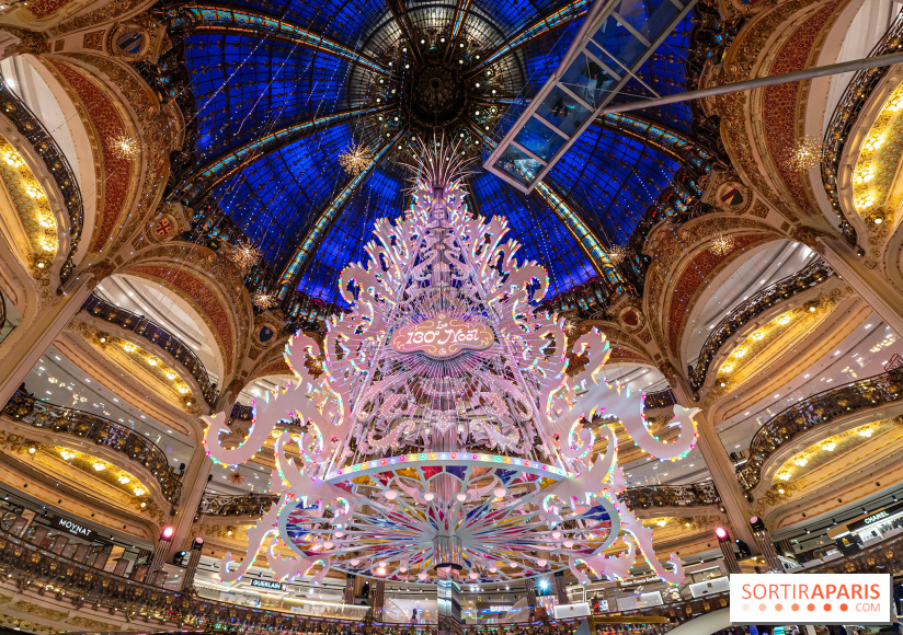 Le sapin de Noël des Galeries Lafayette 2024