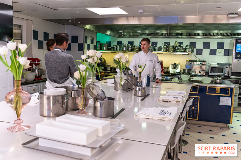 Cours de cuisine au Ritz : la bûche de Noël 2024 - A7C6203