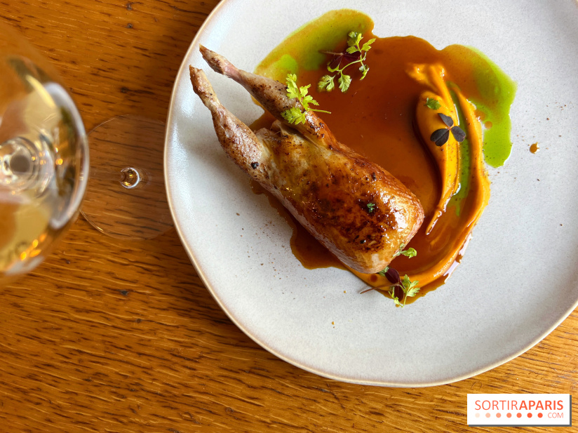 Fugue Restaurant - Caille farcie au cochon