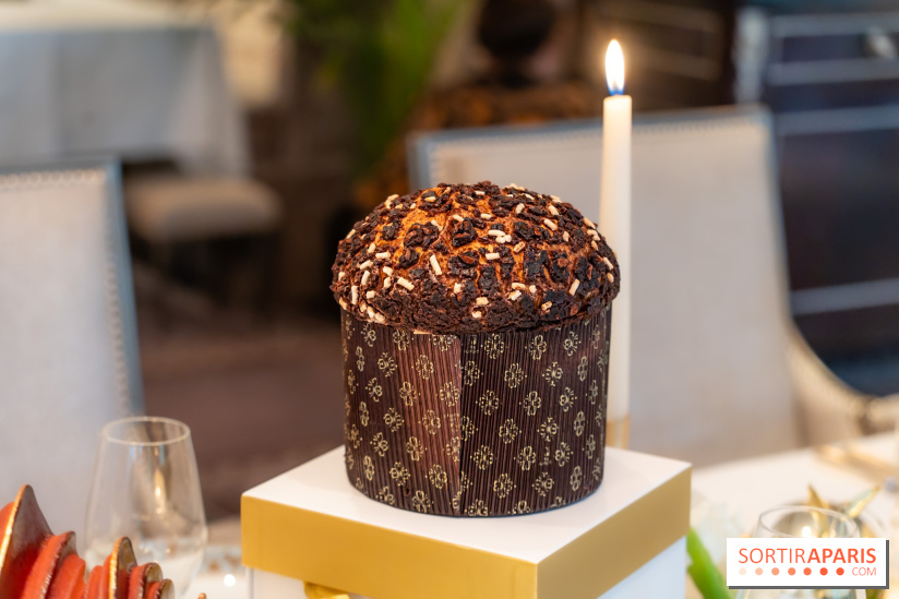 La bûche de Noël Triton du Shangri La Paris 2024 par Maxence Barbot et sa galette des rois 2025 - photos