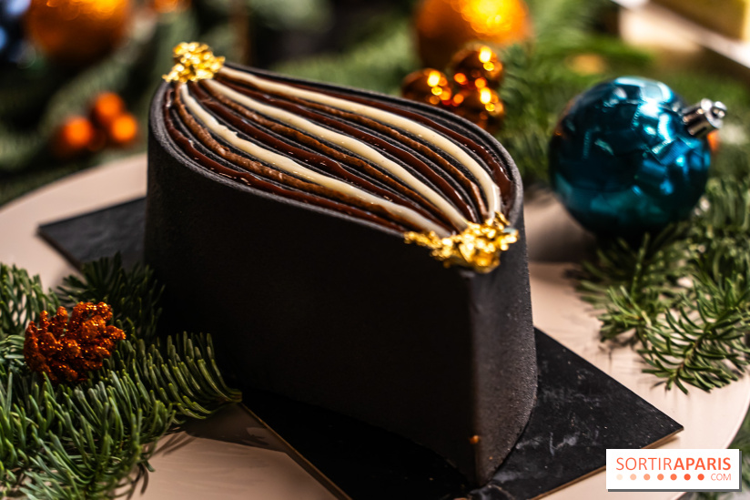 Les bûches de Noël de Jeffrey Cagnes 2024 - photos -  Vaniglia : Bûche Signature