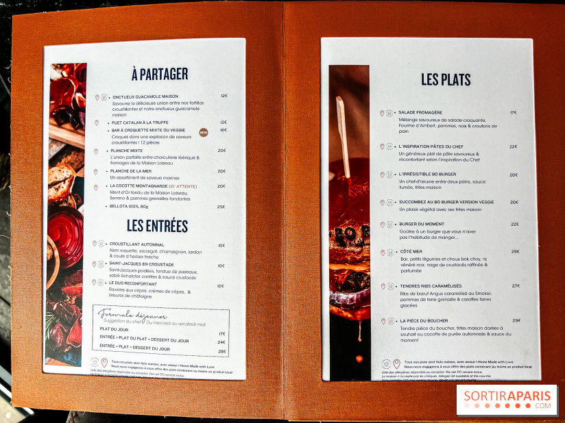Bo Ranch, le restaurant - bar, site événementiel et lieu de compétition de Reining - carte - menu