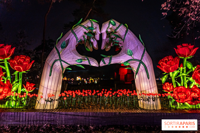 L'Odyssée Lumineuse 2024, le parcours de lumières au Parc Floral - les photos - amour - love - Saint-Valentin