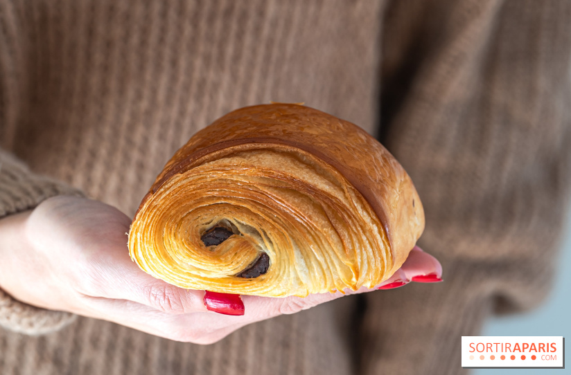 Pleincœur, la boulangerie-pâtisserie de Maxime Frédéric Paris 17e -  pain au chocolat
