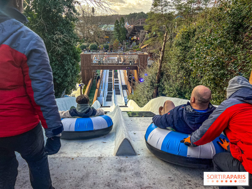 Noël au Parc Astérix 2024 - nos photos - glissade d'Obélix