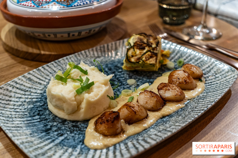 Inalis, le restaurant bistronomique à Fontainebleau - Seine-et-Marne 77 - Photos - Saint-Jacques et purée de panais
