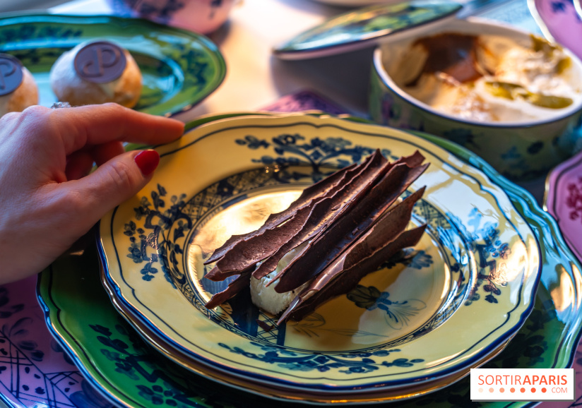 Café Ginori à Paris - tea time et apéritivo Place Vendôme - tiramisu buche 