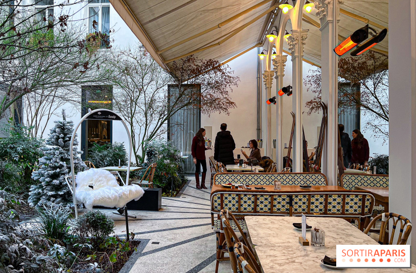 La terrasse d'hiver 2024 de l'hôtel 5* Maison Albar - Le Vendôme : un Tea Time à prix tout doux !