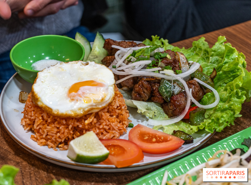 Mây Hồng, le restaurant vietnamien du 111 avenue d'Ivry Paris 13e -  boeuf loc lac