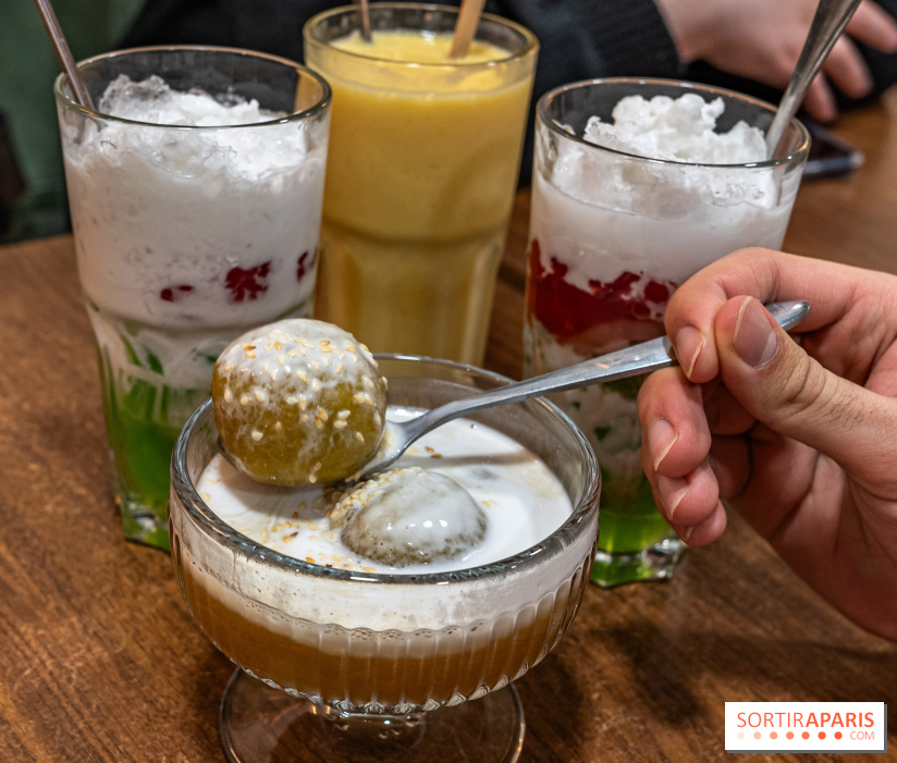 Mây Hồng, le restaurant vietnamien du 111 avenue d'Ivry Paris 13e -  desserts