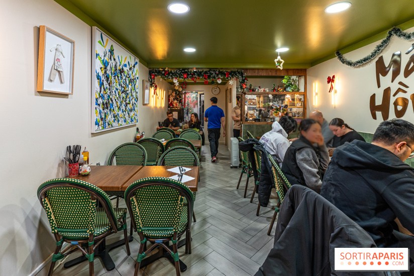 Mây Hồng, le restaurant vietnamien du 111 avenue d'Ivry Paris 13e -  salle
