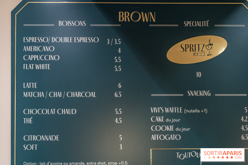 Brown Coffee shop