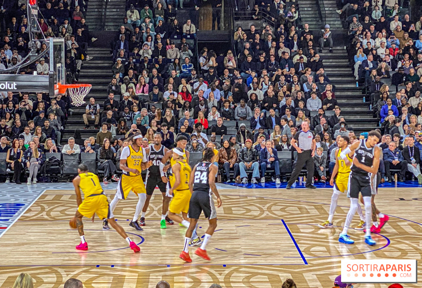 NBA Paris Games - basket spurs pacers accor arena