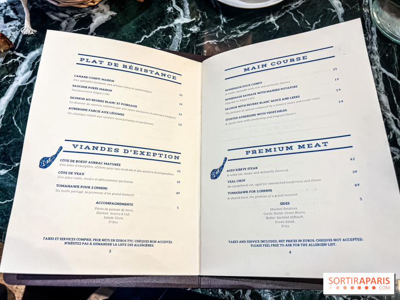 Le Bistro des Livres, le restaurant français pour les amoureux des bouquins - carte - menu