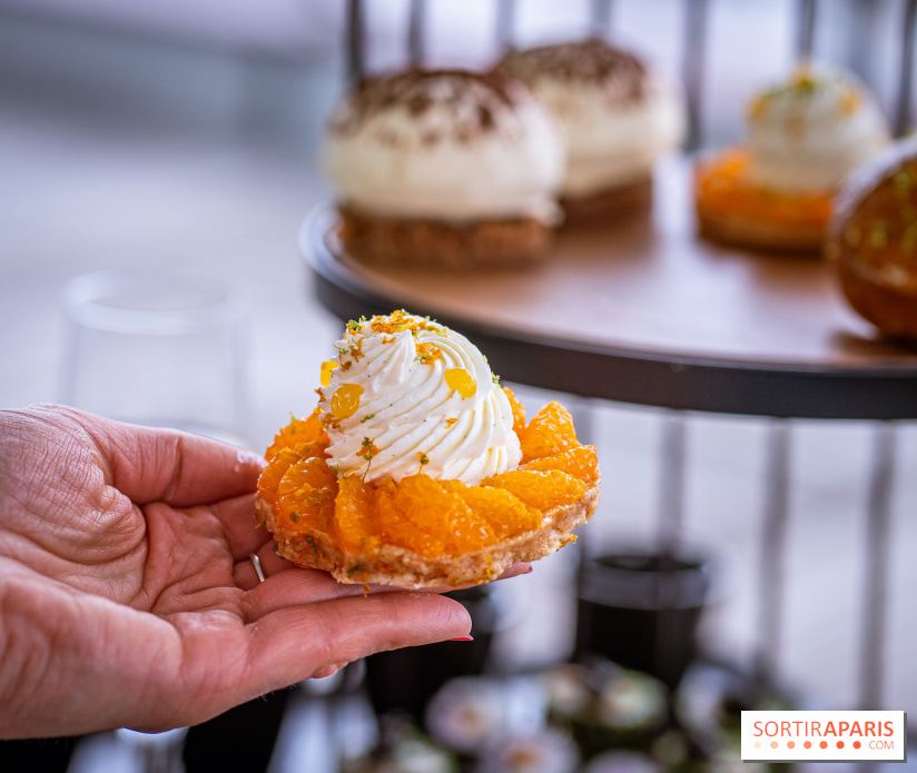 Le tea time éphémère face à la Tour Eiffel au Pullman - A7C02511