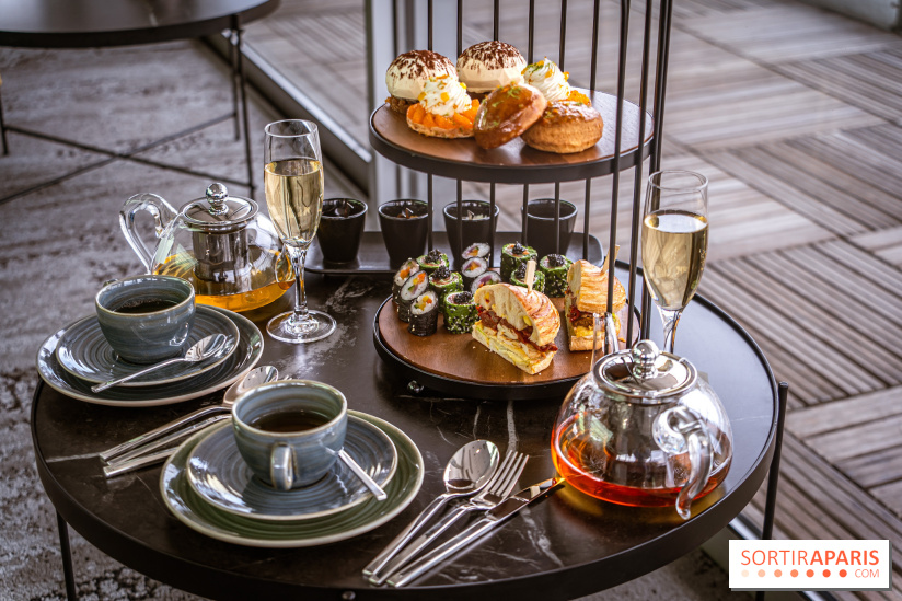Le tea time éphémère face à la Tour Eiffel au Pullman - A7C02497