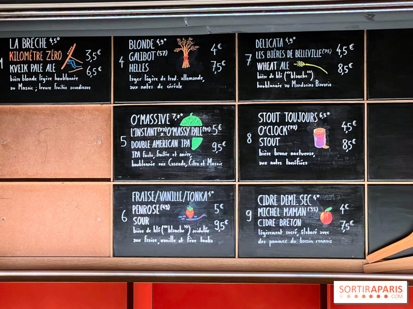 Kilomètre Zéro - Carte des bières