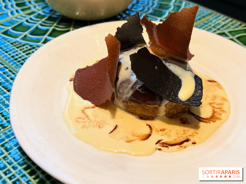 Le Christine - Mi-cuit noisette, glace Amaretto