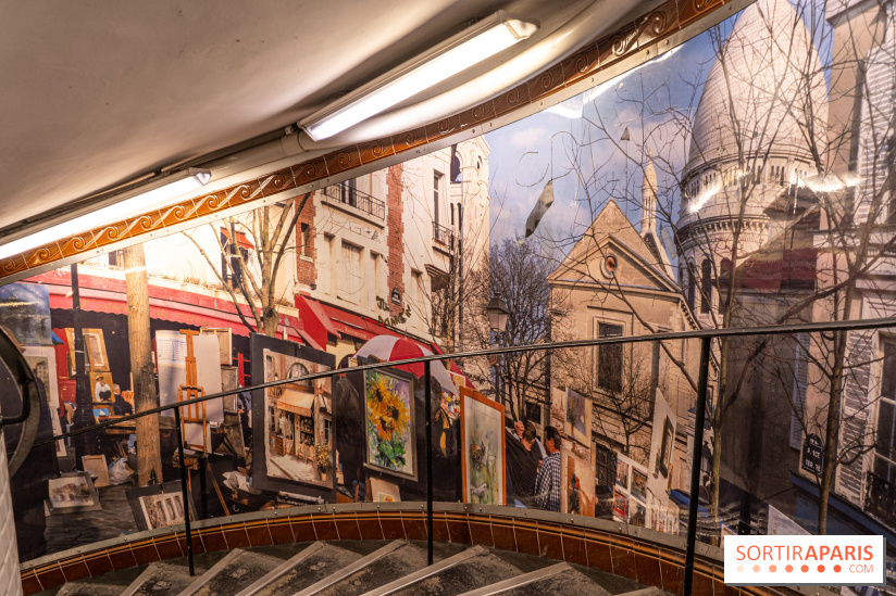 Station Abbesses - métro parisien