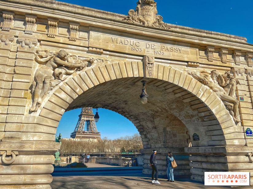 Île aux Cygnes - Viaduc de Passy